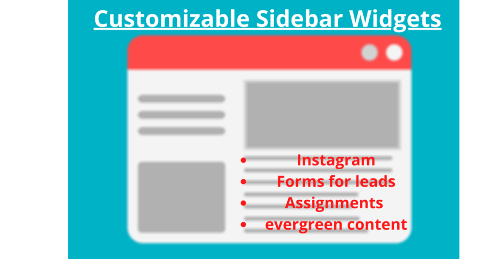 customize widgets to get keyword intent to convert