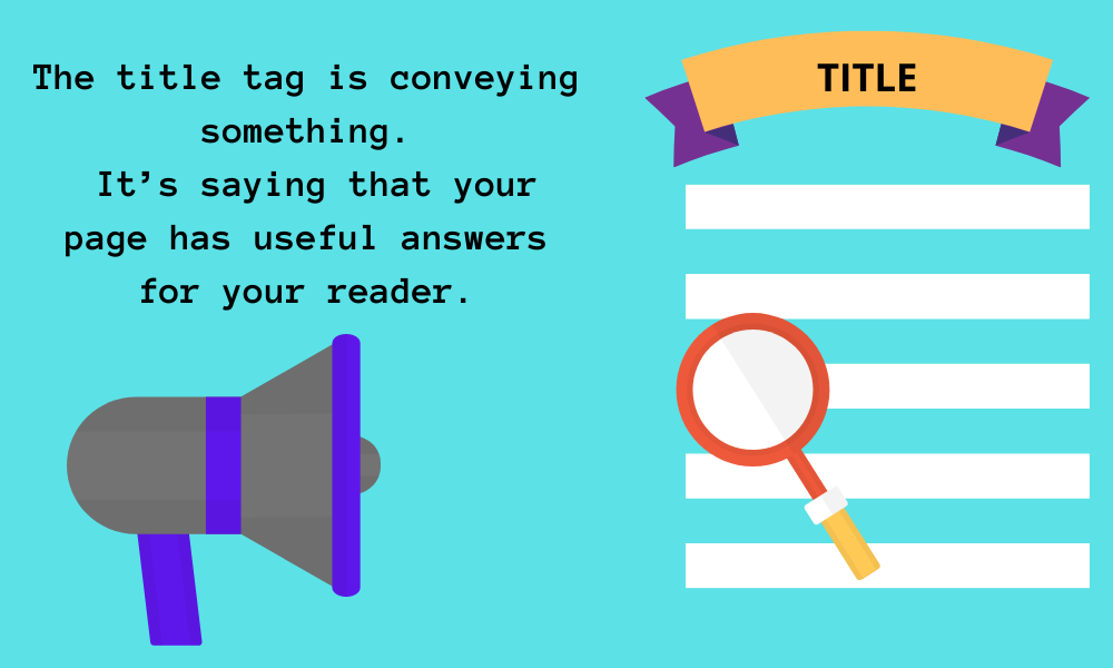 on page SEO action through title tag