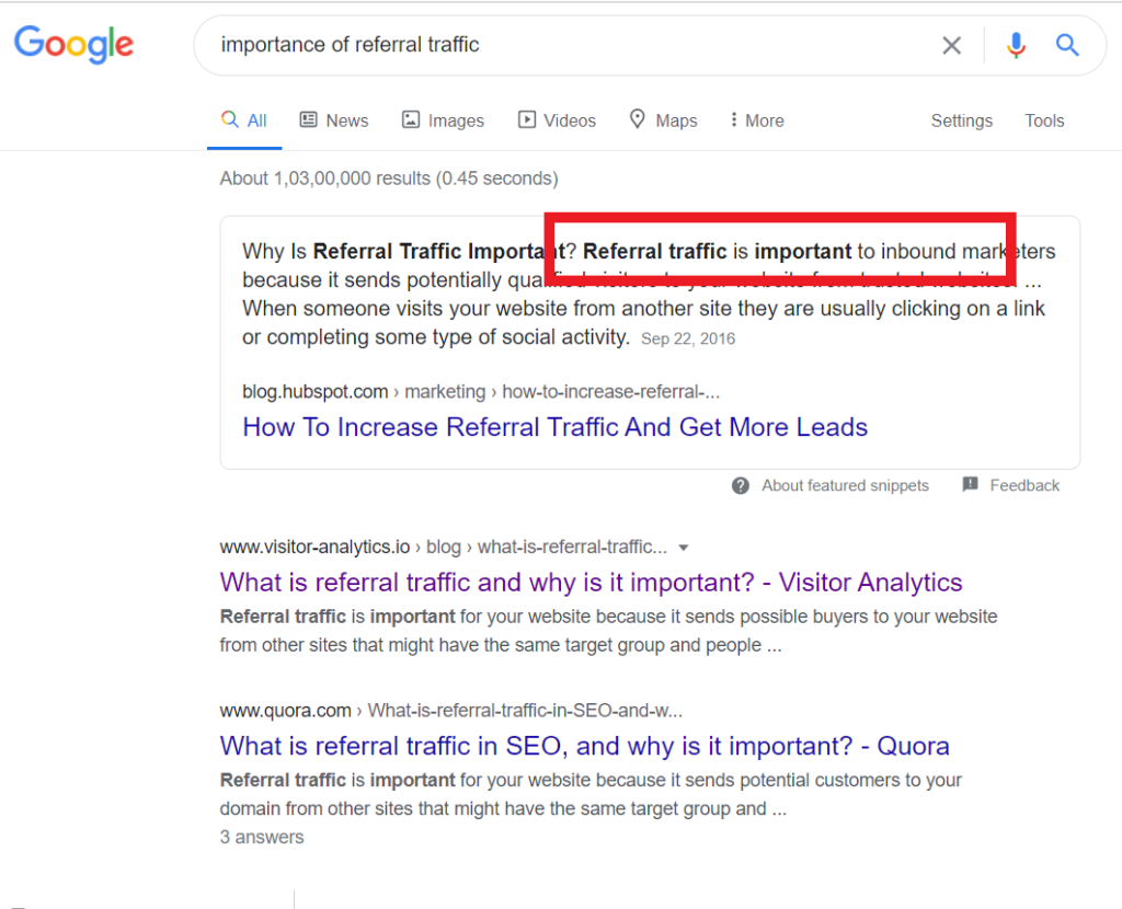 Backlinks are important for SEO