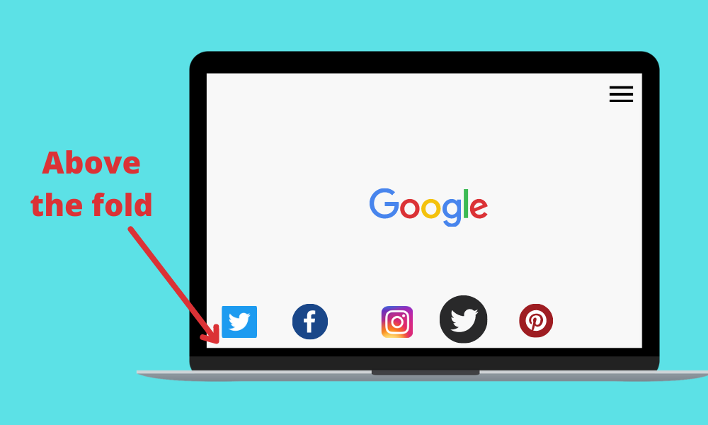 above the fold is the best position for CTA