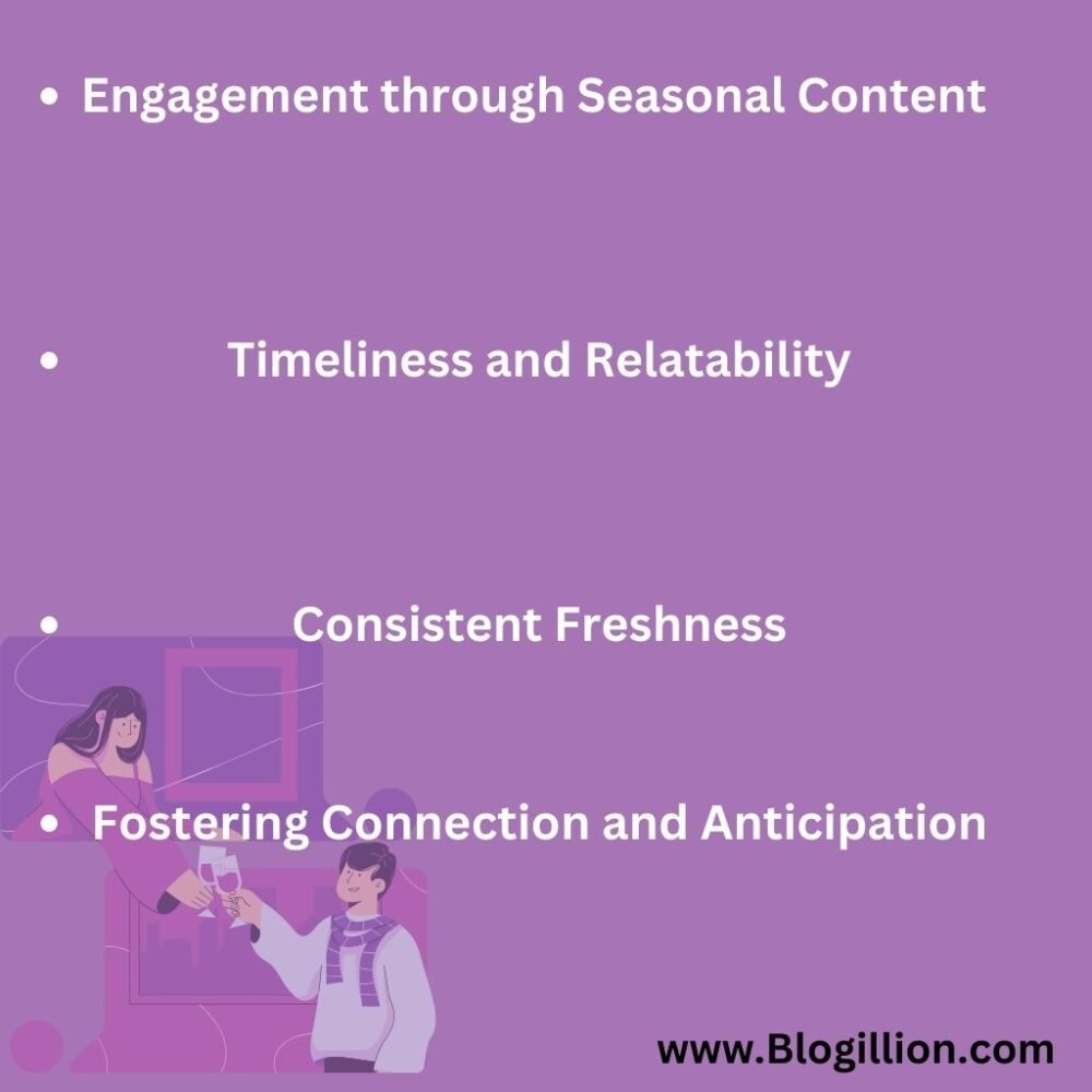 blogging about seasonal content