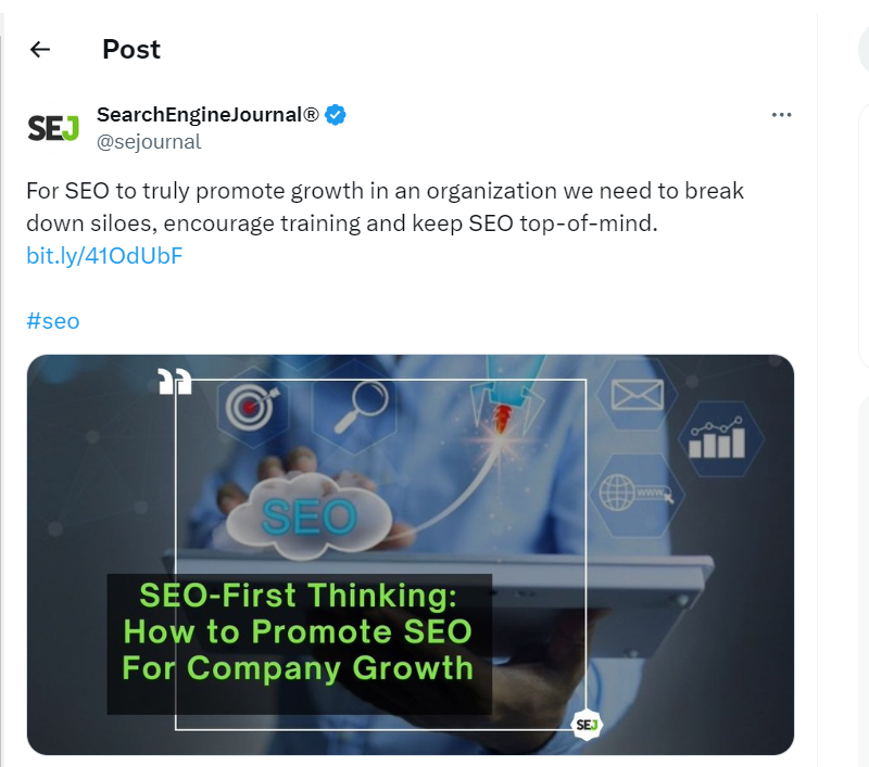 SEO market is  saturated but for original thinking