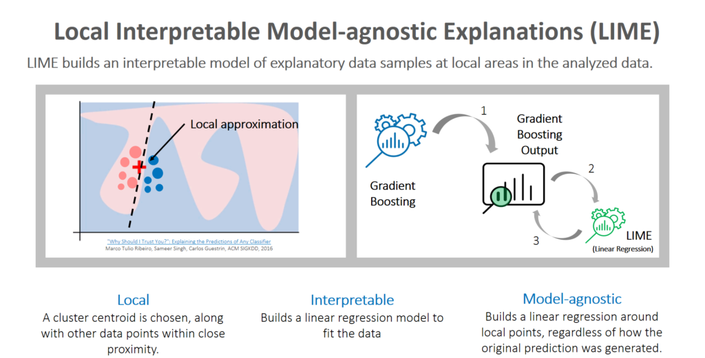 Explainability tool Local Interpretable Model-agnostic Explanations