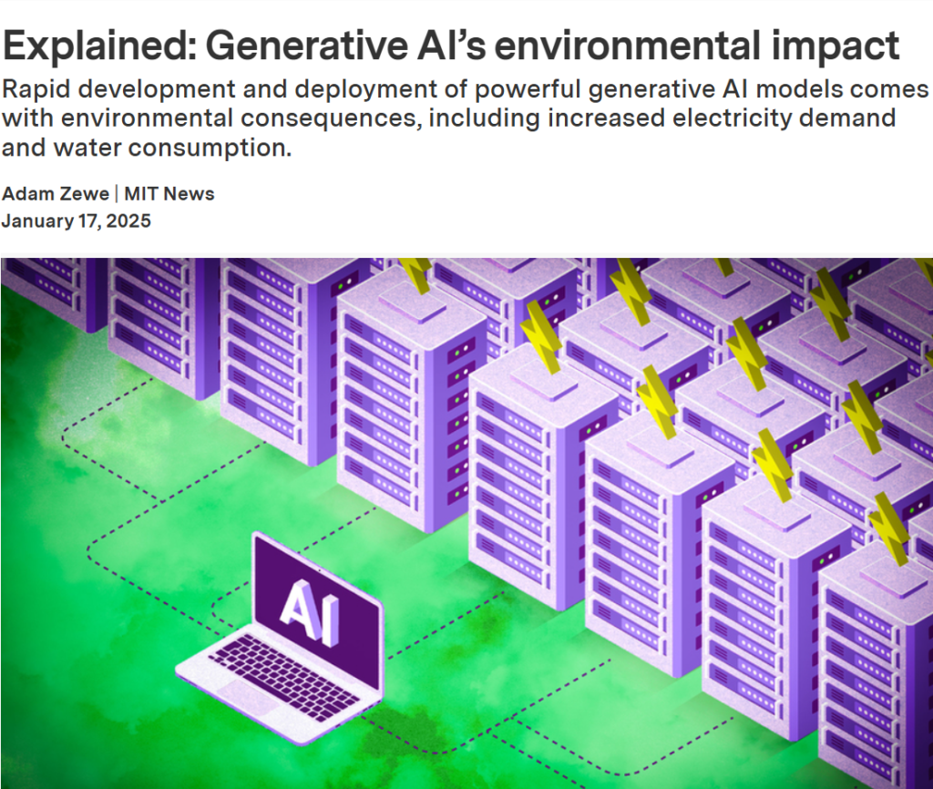 environmental impact of AI 
