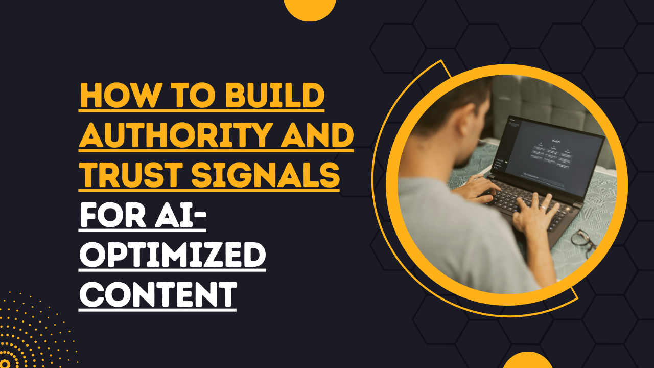 trust signals for AI content