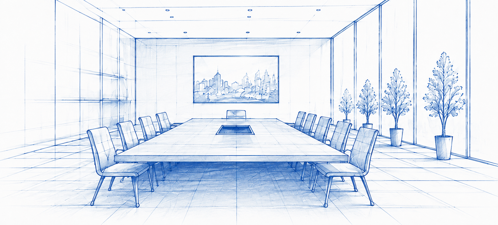 Boardroom illustration